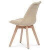 Jídelní židle, béžová, látka, CT-751 CRM2