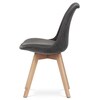 Jídelní židle, šedá, látka, CT-751 GREY2