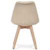 Jídelní židle, béžová, látka, CT-751 CRM2
