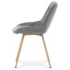 Jídelní židle, šedá, látka, CT-394 GREY2