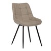 Jídelní židle, béžová, látka, CT-395 CRM2