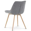 Jídelní židle, šedá, látka, CT-394 GREY2
