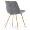 Jídelní židle, šedá, látka, CT-394 GREY2