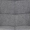 Jídelní židle, šedá, látka, CT-394 GREY2