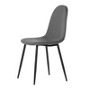 Jídelní židle, šedá, sametová látka, CT-971 GREY4