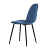 Jídelní židle, modrá, sametová látka, CT-971 BLUE4