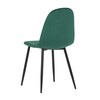 Jídelní židle, zelená, sametová látka, CT-971 GRN4