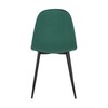 Jídelní židle, zelená, sametová látka, CT-971 GRN4