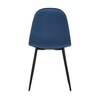 Jídelní židle, modrá, sametová látka, CT-971 BLUE4