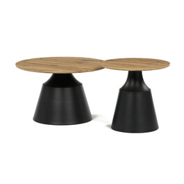 Konferenční stolek 70x70x43cm, mdf, dub artisan, CT-F4150 ART