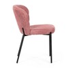 Jídelní židle, růžová, látka bouclé, CT-W1077 PINK2