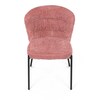 Jídelní židle, růžová, látka bouclé, CT-W1077 PINK2