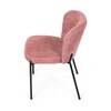 Jídelní židle, růžová, látka bouclé, CT-W1077 PINK2