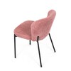Jídelní židle, růžová, látka bouclé, CT-W1077 PINK2