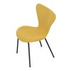 Jídelní židle, žlutá, látka, CT-S8010 YEL2