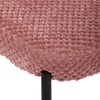 Jídelní židle, růžová, látka bouclé, CT-W1077 PINK2