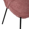 Jídelní židle, růžová, látka bouclé, CT-W1077 PINK2