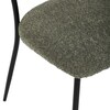 Jídelní židle, zelená, látka bouclé, CT-W1021 GRN2