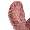 Jídelní židle, růžová, látka bouclé, CT-W1077 PINK2