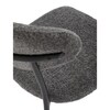 Jídelní židle, šedá, látka bouclé, CT-W1021 GREY2