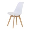 Jídelní židle, bílá, plast, CT-X7056 WT