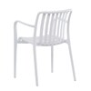 Zahradní židle plast, bílá, CT-X7029 WT