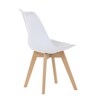 Jídelní židle, bílá, plast, CT-X7056 WT
