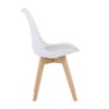Jídelní židle, bílá, plast, CT-X7056 WT