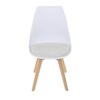 Jídelní židle, bílá, plast, CT-X7056 WT