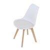 Jídelní židle, bílá, plast, CT-X7056 WT