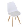 Jídelní židle, bílá, plast, CT-X7056 WT