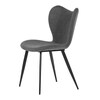 Jídelní židle, šedá, látka, DCL-1031 GREY2