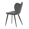 Jídelní židle, šedá, látka, DCL-1031 GREY2