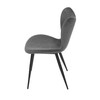 Jídelní židle, šedá, látka, DCL-1031 GREY2