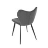 Jídelní židle, šedá, látka, DCL-1031 GREY2