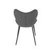 Jídelní židle, šedá, látka, DCL-1031 GREY2