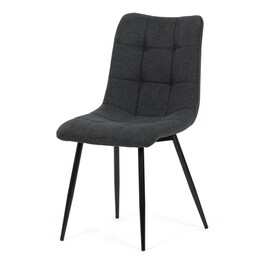 Jídelní židle, šedá, látka, DCL-193 GREY2