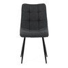 Jídelní židle, šedá, látka, DCL-193 GREY2