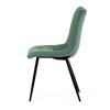 Jídelní židle, zelená, látka, DCL-193 GRN2