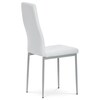 Jídelní židle, bílá, ekokůže, DCL-377 WT