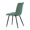Jídelní židle, zelená, látka, DCL-193 GRN2
