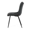 Jídelní židle, šedá, látka, DCL-193 GREY2