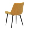 Jídelní židle, žlutá, látka, DCL-218 YEL2
