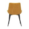Jídelní židle, žlutá, látka, DCL-218 YEL2