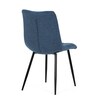 Jídelní židle, modrá, látka, DCL-193 BLUE2