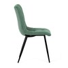 Jídelní židle, zelená, látka, DCL-193 GRN2