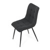 Jídelní židle, šedá, látka, DCL-193 GREY2