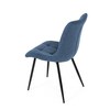 Jídelní židle, modrá, látka, DCL-193 BLUE2