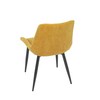 Jídelní židle, žlutá, látka, DCL-218 YEL2