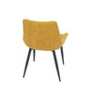 Jídelní židle, žlutá, látka, DCL-218 YEL2